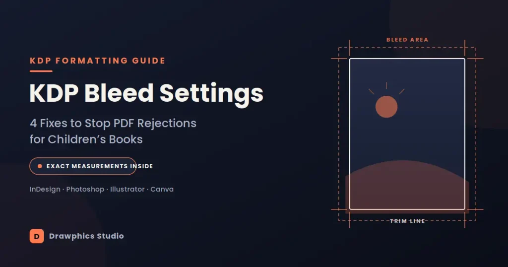 KDP Bleed Settings: How to Fix Bleed, Margin, and Trim Errors for Children's Books